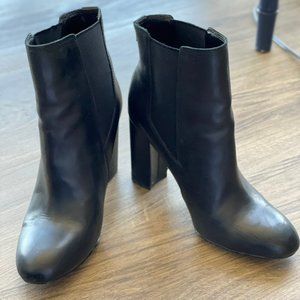 Sam Edelman Black Leather Booties